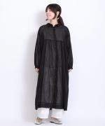 コットンラミースラブローン　2wayワンピース